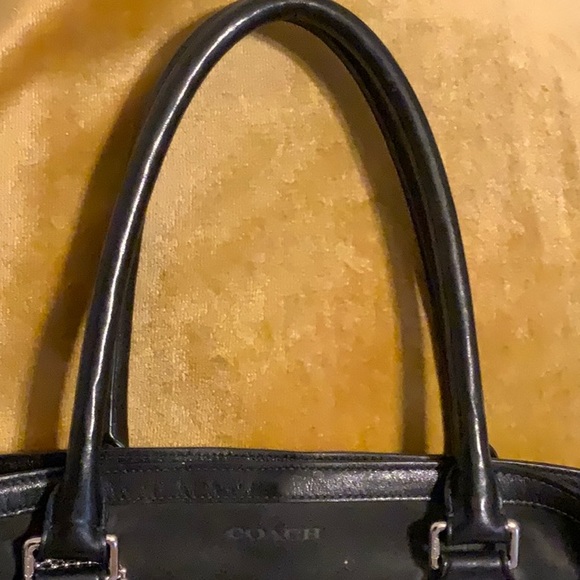 Coach Suede and Leather tote bag - Picture 10 of 13